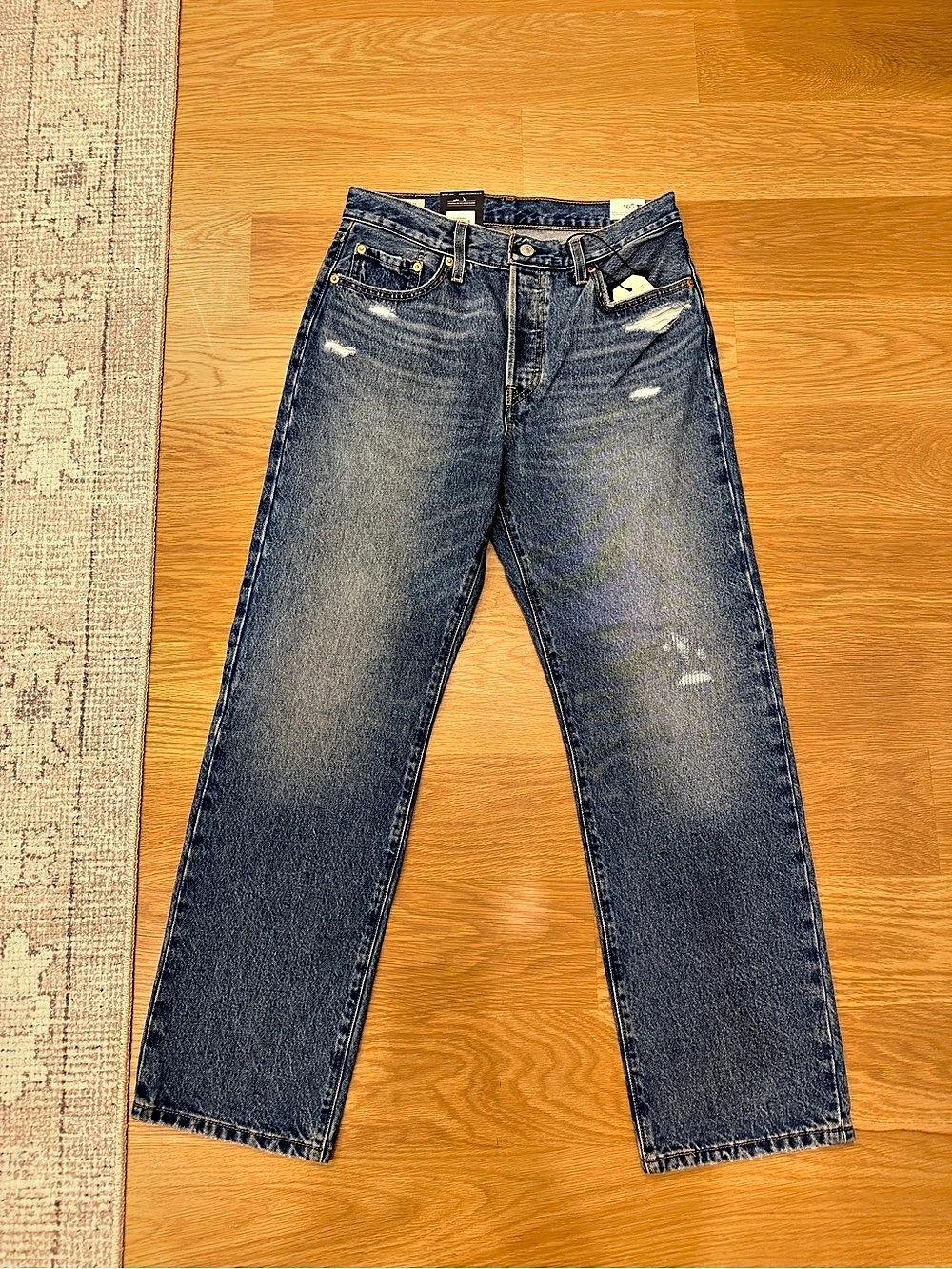 NWT Levi's 501 '90s Jeans Straight Leg Jeans Blue Waist 28 x 30